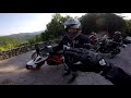 BMW S1000XR playing with KTM SDRs at Deals Gap