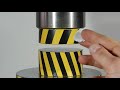 CAN A SHEET OF PAPER BE FOLDED MORE THAN SEVEN TIMES USING A HYDRAULIC PRESS