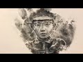 Artist Uses His Handprint To Create Amazing Portraits