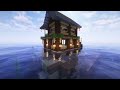 Minecraft | How to Build a Simple Survival House in the Sea