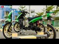 Kumpulan Modifikasi Mio Sporty Keren Keren Terbaru 2022.Modifikasi Mio Pake Ban Donat Part2