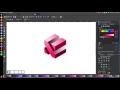Inkscape Tutorial: 3D Abstract Cube