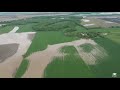 Airboating kansas floodwaters