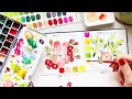 🎉🎉 BOTANICAL Watercolour Month Day 6 | Step by Step Tutorial JUL 2024