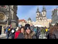 Prague Monday's Walking Tour: Exploring Joyful Easter Markets 🇨🇿 Czech Republic 4k HDR ASMR