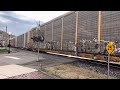 CSX train in Aurora, Indiana