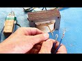 How to make a simple mini spot welder at home! spot welder