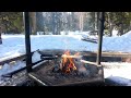 Making a campfire at 'Karhukumpu' (Bear Hill)