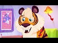 Popcorn Plays Dress-Up! @VidaTheVet | Animal Cartoons for Kids | Cute Videos for Girls