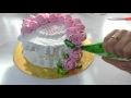ТОРТЫ ИДЕИ УКРАШЕНИЯ ТОРТОВ Кремовый торт с цветами Как украсить торт кремом  Cream cake