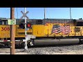Union Pacific Mixed Freight in Mecca California