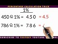 Percentage Only in 1 Second | Shatakada Math Trick Odia