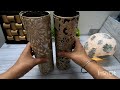 DIY Vase Using Waste Box | DIY Room Decor | Quick And Easy Home Decor Ideas