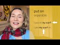 What is an English phrasal verb? Phrasal verbs with Georgie