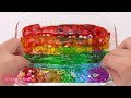 Mixing All My Slime l How To Make Rainbow Elephant Bathtub With Glitter Slime | Making By Yo Yo
