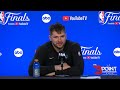 Mavericks guard Luka Doncic's post-game presser after their 106-99  Game 3 loss to the Celtics