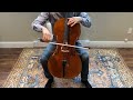 EH Roth 1928 Cello Sound Sample