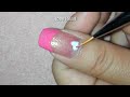 Cute Valentine's Day Nail Art Tutorial- Heat Nails- French Manicure 2024 | Rose Pearl
