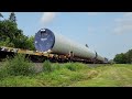 Wind Turbine Train Creeps Through Maple Lake | 7/21/24