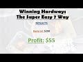 💲 HARDWAY 🐢 Betting the Super Easy 7 Way for Professional Craps Players