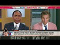 EPIC Stephen A.-Mad Dog debate fueled by James Harden saying 'Daryl Morey is a LIAR' 🤯 | First Take