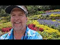 Sunken Garden of Lincoln, Nebraska walking tour in full bloom