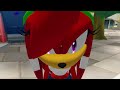 Knuckles misses his train/Knuckles Meet his sister Atana! at Sol Sestancia (VRChat)