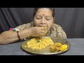 MASSIVE EATING।।EATING VOLA FISH CURRY AND MUTTON KOSHA।।BIGBITES