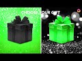 Choose Your Gift! 🎁 PURPLE vs GREEN 🖤💚 #chooseyourgift