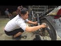 Repair technique - Genius girl restores severely damaged motorbikes _ Mechanic girl