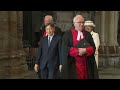 Emperor and Empress Lay Wreaths at Westminster Abbey