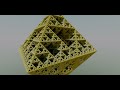 Sierpiński Triangle - In Mandelbulber | 4K