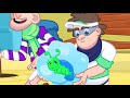 The Amazing Waterslide | My Magic Pet Morphle | Cartoons for Kids