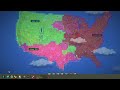 All US States Fight in Worldbox Timelapse