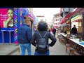 Istanbul Turkey 2023 Besiktas Bazaar 1 February Walking Tour Rainy Day | 4K ULTRA HD 60FPS