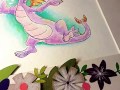 Figment Mixed Media Piece   Progress Chaunine Joy