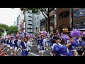 [4K]🇯🇵 Japanese Dancing in the streets of Shibuya, Tokyo, 2024. “Shibuya Kagoshima Ohara festival”