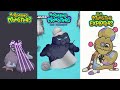 My Singing Monsters Vs Raw Zebra Vs The Monster Exolorers Vs Fanmade | Redesign Comparisons