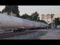 Southbound CSX M361 mixed manifest on track one, crossing Sharon Avenue