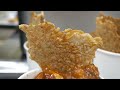 fried garlic chicken - korean street food