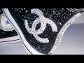 How I Designed CC Chanel Inspired Crystal Converse