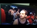 Mad Laker fan flicks off the media after loss