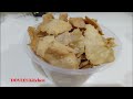 How to Make and Fry the Famous Ghanaian Crunchy  flour party chips / Easy savory chips  /Flakes