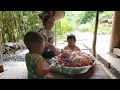 How to make five-color sticky rice to sell - buy new clothes for children | Happy everyday