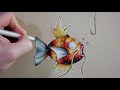 Pokemon Drawing Magikarp | Prismacolor Pencil Galaxy