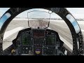DCS World: 3-Ship F-15E Overhead break landing