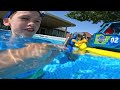 It's Shark Week! Ocean Treasure Hunt Playset in the SWIMMING POOL