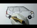 Learn to Draw Easily | Drawing Avanza Car