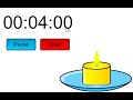 15 minutes candle timer