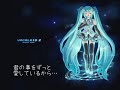 Hatsune Miku singing Dear 【初音ミク】『Dear』【オリジナル】